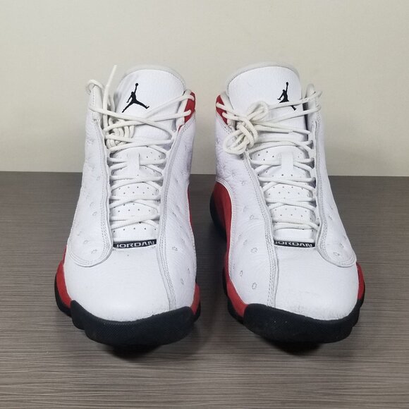 Air Jordan XIII 13 OG Shoes, White/Team Red/Black 414571-122, Mens Size 10 / 44 - Picture 3 of 12
